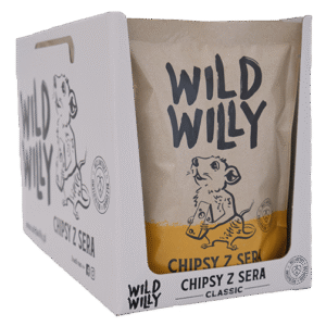 Wild Willy Chipsy z sera Classic 8x50g