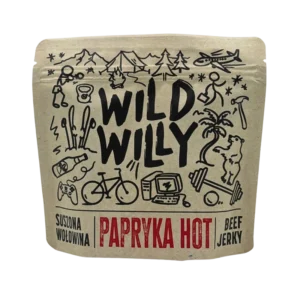 Wild Willy Beef Jerky Papryka HOT 100g