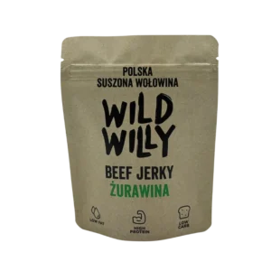Wild Willy Beef Jerky Żurawina 30g