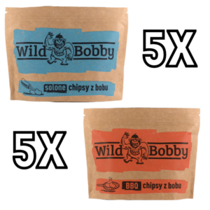 Wild Bobby Chipsy z bobu 10x100g