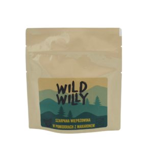 Wild Willy Szarpana Wieprzowina w Pomidorach z Makaronem